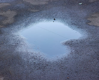 puddle of water